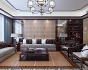 整套中式复式客餐厅+走道+一楼二楼卧室 max2012 带贴图