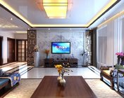 新中式客餐厅 max2012 贴图灯光材质全+效果图