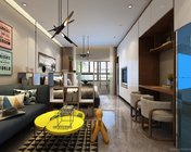 40平现代公寓 MAX2012 带贴图灯光材质+效果图