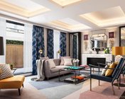简欧客厅沙发 MAX2014-64 贴图灯光材质齐全+效果图