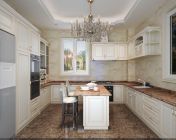欧式别墅开放式厨房-max2014-贴图灯光材质齐全+效果图