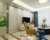 现代简约客餐厅 MAX2015 贴图灯光材质参数都有 带2013版
