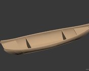 木筏船模型