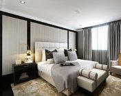 北欧风格卧室 max2014 贴图灯光材质齐全