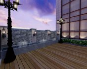 户外阳台模型-max2011版-贴图灯光材质全+效果图