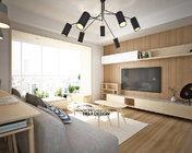 末楼自然木感住宅空间与家具设计