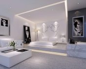 经典白色卧室-max2011-贴图灯光材质都有+效果图