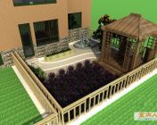 一层小花园模型下载-max2012-带贴图