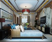 新中式客餐厅 max2013 带贴图+效果图