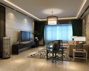 中式客厅+餐厅+玄关-max2010-带贴图+效果图