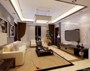 简中式客餐厅-max2012-贴图材质灯光齐全+效果图