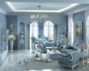欧式客厅-3DMAX2013-材质灯光贴图都有