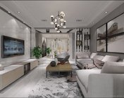 后现代客餐厅 max2012 带贴图+效果图