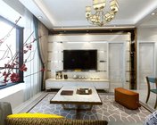 现代风格客餐厅 max2012 带贴图+效果图