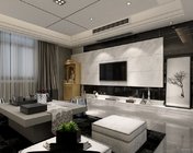 现代客餐厅 max2014 带贴图+效果图