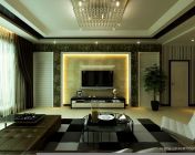 后现代客厅,附带材质灯光-max2011-带贴图-带效果图