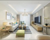 现代客餐厅 max2016 带贴图+效果图