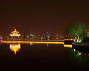 李公堤湖心亭建筑亮化照明设计