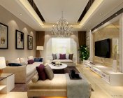 现代客餐厅-贴图材质参数齐全-max2011+效果图