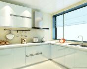 干净的金属漆厨房模型-max2012-带贴图
