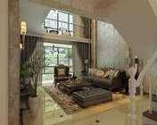 欧式别墅客厅+餐厅+厨房 max2011 带贴图+效果图