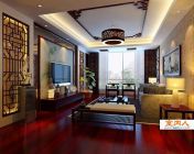 中式客厅模型附贴图-材质灯光-max2011版本