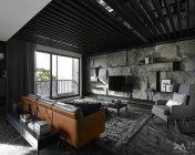 写实后现代客餐厅-max2012-带贴图