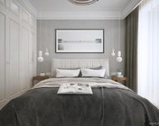 现代卧室 2014 含贴图材质灯光+效果图