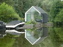 荷兰 Loosdrechtse Plas的河畔休闲屋