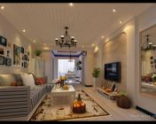 地中海雪中蓝客厅卧室+效果图-max2011-带贴图、材质、灯光全