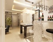 现代风格客厅+餐厅-max2012-带贴图+效果图