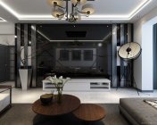 后现代客餐厅 MAX2012 贴图灯光材质齐全