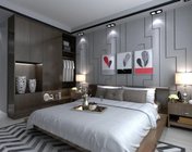 简约卧室 max2011 带贴图+效果图