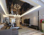 现代奢华客餐厅+走廊-2011版-带贴图+效果图