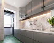 现代前卫厨房 max2014版 灯光材质贴图齐全+效果图