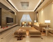 现代客餐厅-max2012-带贴图+效果图