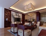 新中式客厅+餐厅 max2014 带贴图+效果图
