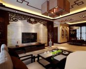 漂亮的中式客餐厅-max2011-带贴图+效果图