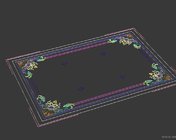 地面拼花模型 max2014