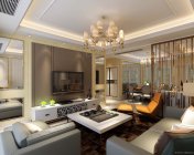 简欧客餐厅-max2013-带贴图 +效果图 带全景展示