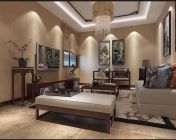 中式客厅+餐厅-含模型+效果图-max2012+效果图
