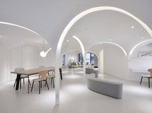 《晴·禾之家》200平米内构建6个穹顶界定新空间 / 十分建筑