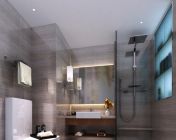 酒店式公寓卫生间模型-max2010-带贴图+效果图