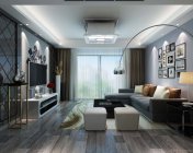 现代客餐厅 max2012 带贴图+效果图
