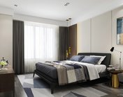 现代卧室 max2014 带材质灯光贴图+效果图