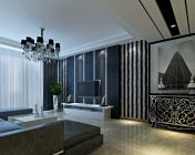 现代客厅-max2011版本-贴图灯光材质齐全+效果图