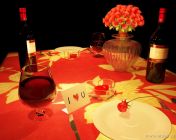 温馨的烛光晚餐餐桌模型-max2012-带贴图