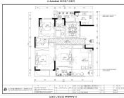现代客厅+餐厅+卧室-贴图灯光材质全-MAX2011