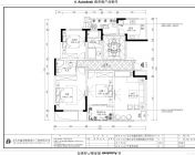 现代客厅+餐厅+卧室-贴图灯光材质全-MAX2011