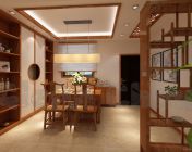 新中式客餐厅-Max2011版 贴图灯光材质齐全